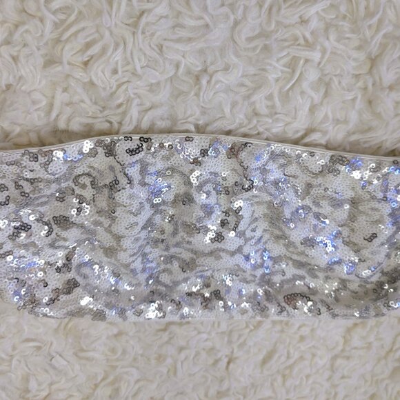 Express Intimates Bandeau Sparkle Bra, Size Small - Picture 3 of 5